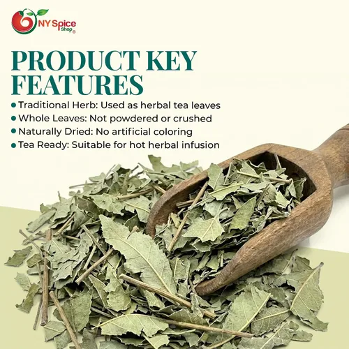 Vista 7 de NY Spice Shop Kinkeliba Hojas de té de hierbas – Kinkeliba de hojas sueltas – Té africano natural cosechado en la naturaleza – Hojas para preparar