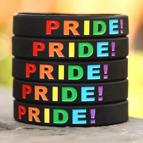 Vista 2 de Juego de pulseras Pride (de 2 a 100 bandas)