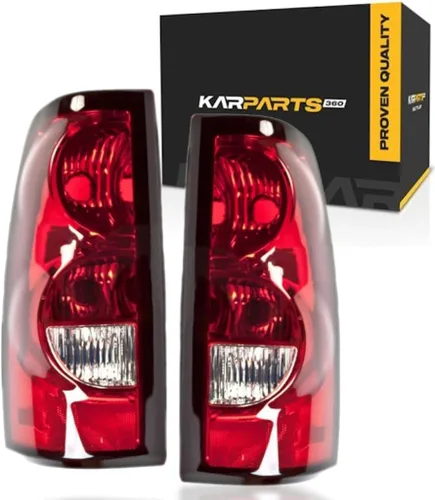 Vista 9 de Para Chevy Silverado 1500 luz trasera 2004 2005 2006 lado del conductor certificado DOT GM2800174-19169004; FLEETSIDE