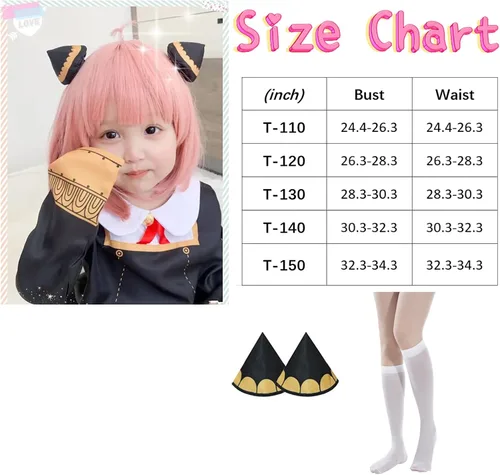 Vista 4 de LTAKK Disfraz de los gemelos de graduación para cosplay, disfraz de Halloween para niña