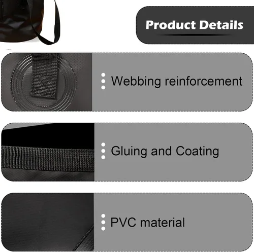 Vista 8 de Cubo plegable con asa, contenedor de agua plegable ligero, cubo plegable portátil para pesca, camping, senderismo, mochileros, supervivencia al aire