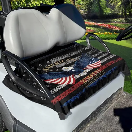 Vista 12 de Fundas de asiento de carrito de golf, toalla de manta de asiento de carrito de golf, cubierta de asiento de carrito de golf para asientos de 2