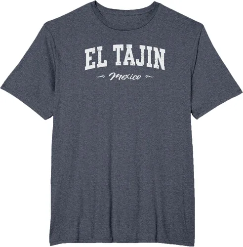 Vista 78 de Camiseta de recuerdo deportivo El Tajin Mexico, Negro