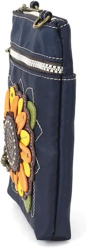 Vista 3 de CHALA Bolso cruzado RFID para teléfono celular, bolso multicolor de nailon y piel sintética para mujer, con correa ajustable