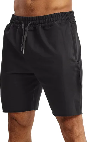 Vista 8 de Ouber Pantalones cortos de entrenamiento de gimnasio de 7 pulgadas para hombre, pantalones cortos de entrenamiento para culturismo, correr