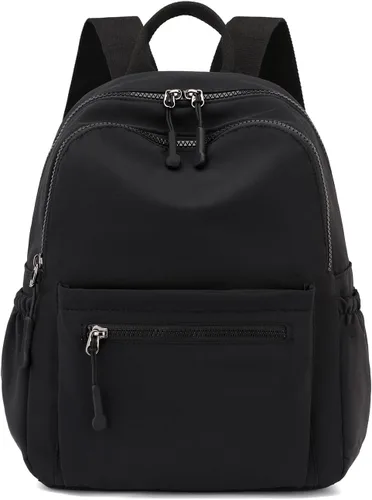 Vista 40 de Tanweibago Mini mochilas de nailon para mujer, mochilas pequeñas de 11L para mujer, mochila ligera casual para mujer, mochila de viaje de compras