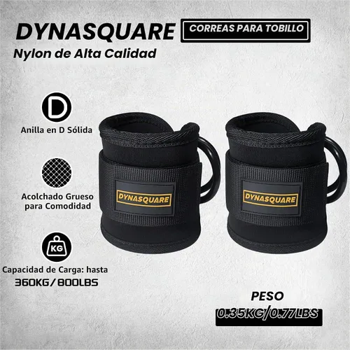 Vista 6 de Combinación de accesorios para máquina de cable, accesorios de acero sólido resistente LAT con asas de ejercicio y correas de tobillo, accesorios