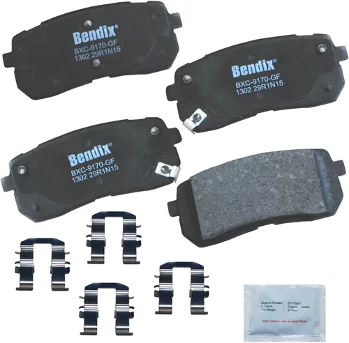 Vista 187 de Bendix Priority1 CFC154 - Juego de pastillas de freno de disco para Avanti II, Century, LeSabre, Regal, Riviera, chasis comercial, DeVille