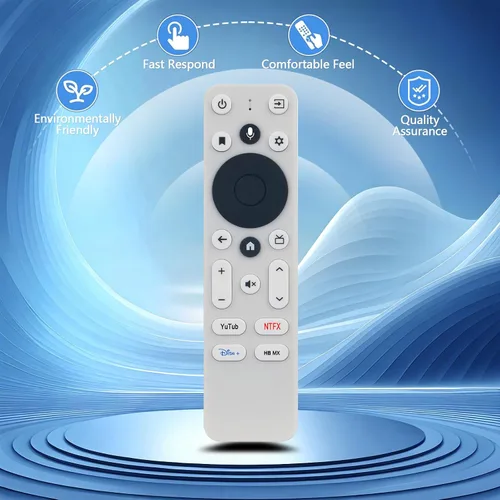 Vista 6 de Reemplazo de control remoto de voz compatible con Onn Android TV FHD 4K UHD GEN 2 Stre-Aming Stick Box, y funciona para MECOOL MK2 Smart Box