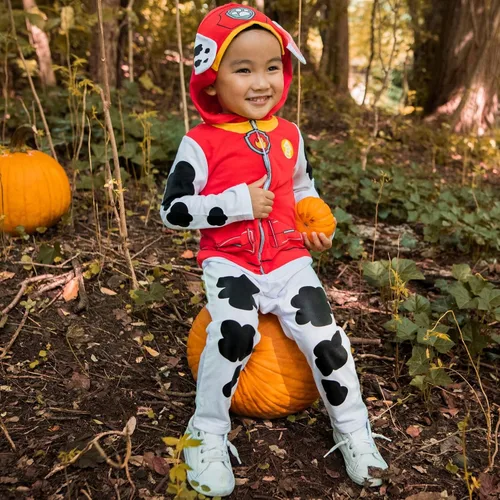 Vista 2 de Nickelodeon Skye Chase Marshall Zip Up Cosplay Coverall Infant to Big Kid