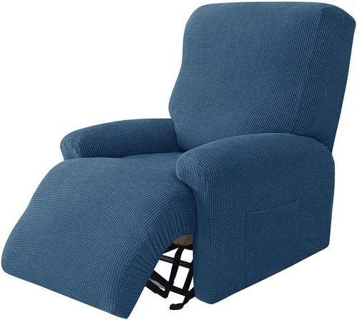 Vista 8 de LazyBoy - Funda de sofá reclinable jacquard, fundas elásticas antideslizantes para sillas reclinables, 4 piezas, protector de muebles para sillón