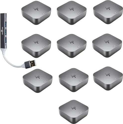 Vista 5 de HP Paquete de replicador de puertos G6 Thunderbolt 4 Ultra Dock de 180 W con concentrador DKZ
