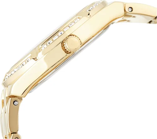 Vista 3 de Guess Reloj acentuado de cristal de 1.417in, plateado