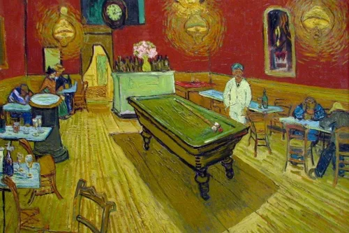 Vista 4 de Póster de “La noche estrellada” (1889) de Vincent Van Gogh, 18 x 12 pulgadas Ramas de flor de almendro 9897
