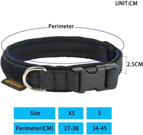 Vista 2 de Collar para perro de tamaño XS de nailon ajustable sin tirones para perro, arnés para perro pequeño con acolchado