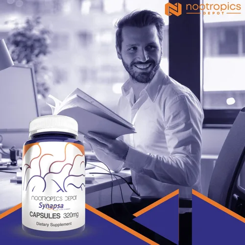 Vista 3 de Nootropics Depot Synapsa Bacopa Monnieri Cápsulas 320 mg 60 unidades Extracto de planta entera Suplemento Ayurveda Hierba adaptógena