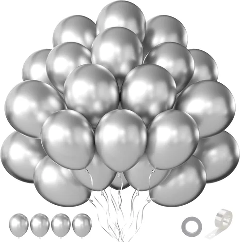 Vista 21 de Globos rosa claro, 125 piezas de diferentes tamaños de 8, 12, 10, 5 pulgadas, kit de arco de globos rosa pálido pastel para princesa, cumpleaños