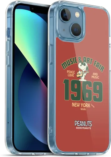 Vista 203 de Head Case Designs Funda de gel suave con licencia oficial de Peanuts Freak Flag Fly Woodstock 50th compatible con Apple iPhone 7 Plus/iPhone 8 Plus