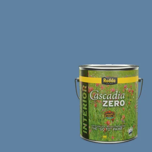 Vista 23 de Rodda Paint CASCADIA XL Pintura e imprimación satinada exterior en uno, cuarto de galón, Aquafir