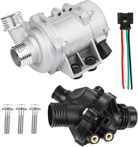 Vista 9 de JDMON Compatible con bomba de agua de motor eléctrico BMW Z4 X3 X5 325i 325xi 328i 328xi 525i 525xi 528i 528xi reemplazar 11517586925 702851208