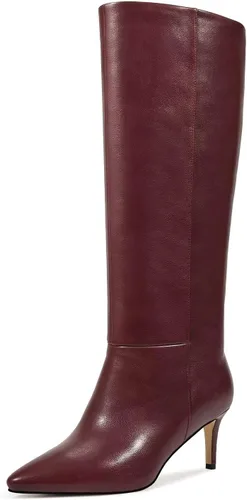 Vista 50 de wetkiss Botas altas hasta la rodilla para mujer, con tacón de gatito y diseño de punta puntiaguda, clásicas y sexys