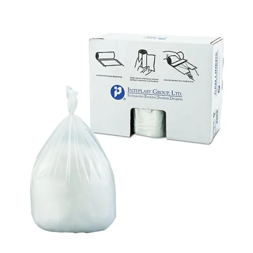 Vista 13 de Inteplast Group - Bolsas de basura comerciales de alta densidad, 60 L, 8 micrones, 61x83.8 cm, color negro, 50 bolsas/rollo, 20 rollos/cartón