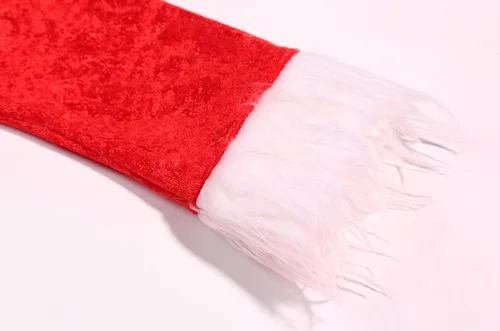 Vista 6 de Costumerry Vestido de Papá Noel para niñas, disfraz de Papá Noel de Navidad