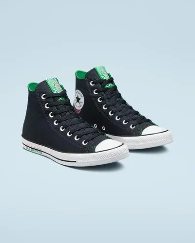 Vista 3 de Converse Chuck Taylor All Star See Beyond - Top alto unisex negroverderosa Prime