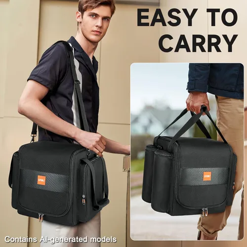 Vista 7 de Funda de transporte para viaje compatible con JBL Partybox Encore Essential