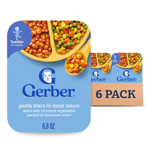 Vista 13 de Gerber Pick-ups Ravioles de queso y espinacas, 6 onzas (paquete de 8) Hora de comer para niños pequeños; pastillas de raviolis de queso