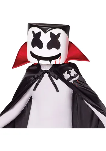 Vista 2 de Disfraz de Vampiro Marshmello para Niños Multicolor