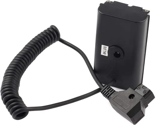 Vista 5 de Cable adaptador de corriente extensible para conector D-tap a batería ficticia NP-F NP-F550/570/750/770 NP-F960 NP-F970 para alimentar el monitor
