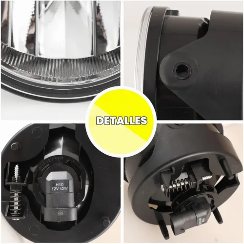 Vista 7 de Luces antiniebla aptas para Ford Expedition 2007-2014/Ford Ranger 2008-2011 (no compatible con el paquete STX), 2 piezas de repuesto de montaje