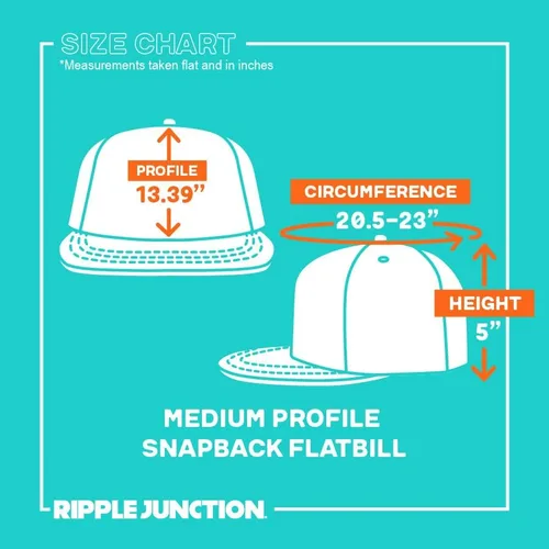 Vista 7 de Ripple Junction Naruto Shippuden Adulto Unisex Akatsuki Kanji Ring Flat Bill El Snapback Sombrero NegroRojo