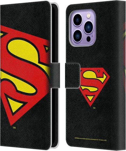 Vista 22 de Head Case Designs Funda de piel con licencia oficial de Superman DC Comics con logotipos negros y rojos compatible con Apple iPhone 11