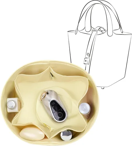 Vista 28 de Se adapta a Picotin 18 bolsas, inserto organizador de bolso de seda de alta calidad, suave al tacto y ligero, organizador de lujo con caja de regalo