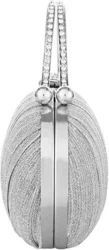Vista 7 de YYW Bolso de noche para mujer, embrague de boda con cadena y bolsos de noche