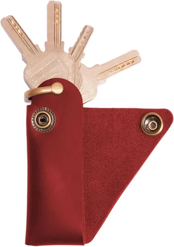 Vista 9 de Leather Key Fob, Key Organizer, Leather Key Case
