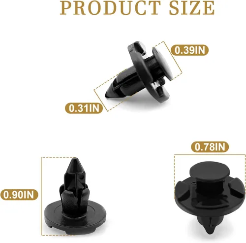 Vista 2 de 20 piezas de sujetadores de panel de guardabarros para parachoques Nissan OEM 01553-09321 Compatible con MR328954