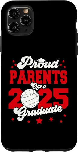 Vista 13 de iPhone 16 Parents of a 2025 Graduate Prom Graduation 25 VolleyBall Case