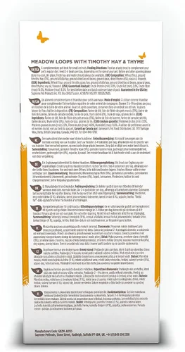 Vista 2 de Selective Naturals Supreme Science Meadow Loops para conejo, 2.8 onzas