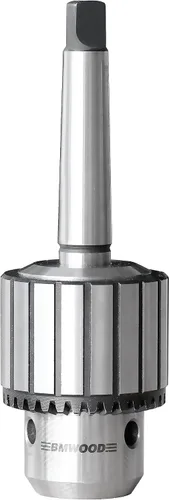 Vista 4 de Portabrocas súper resistente de 5/8" con vástago MT2 y llave de mandril para taladros Woodlathe y pilar