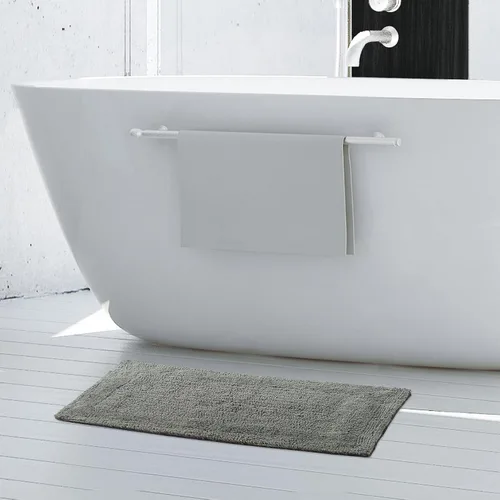 Vista 11 de French Connection Stonewash - Alfombra de baño de mezcla de algodón, 20 x 34 pulgadas, color marfil