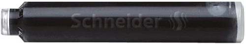Vista 2 de Schneider Cartucho de Tinta, Formato Estándar, Cierre de Bola, Recambio para Plumas Estilográficas y Bolígrafos de Cartucho, Tinta Negra, Caja de 6