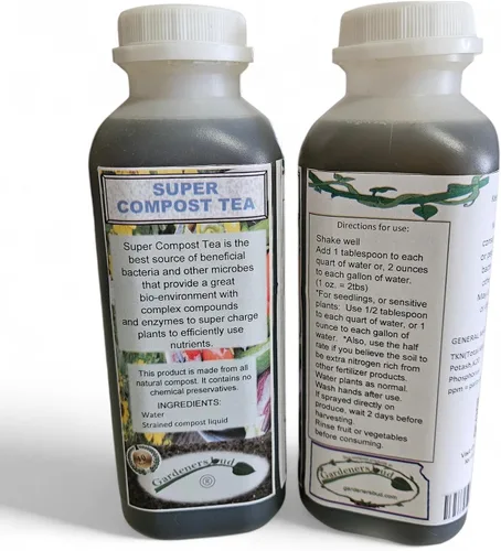 Vista 4 de Super Compost Tea_P (16oz - 1 pinta) Natural y orgánico para fertilizante alimentario vegetal y eficiencia de crecimiento.