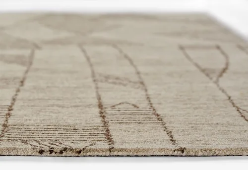 Vista 6 de Momeni Alfombra de lana Teppe Natural, 2'3" X 8' Runner