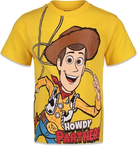 Vista 5 de Disney Pixar Toy Story Rex Slinky Dog Buzz Lightyear 4 Pack T-Shirts Infant to Big Kid