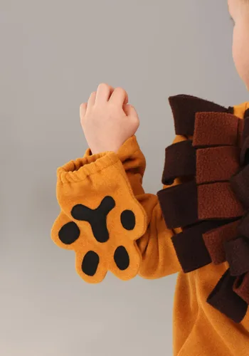 Vista 6 de Disfraz de León Peludo para Niños Pequeños Multicolor