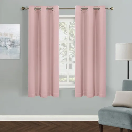 Vista 159 de MYSKY HOME Cortinas Aqua para Armario para Entrada Cortina Opaca para Puerta para Sala de Estar Cortina Oscurecedora de Habitación con Ojales