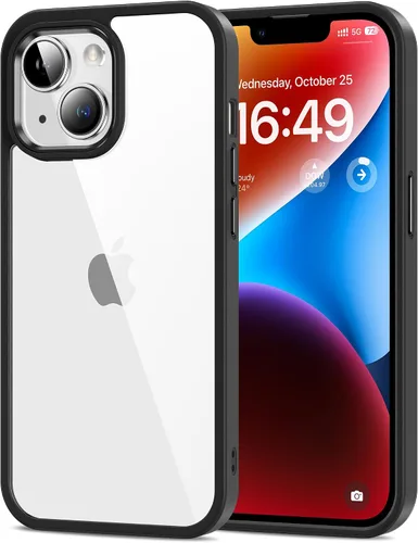 Vista 434 de HOOMIL Funda para iPhone 7 Plus/iPhone 8 Plus de 5.5 Pulgadas, sin amarillamiento, protección contra caídas, cubierta trasera dura transparente